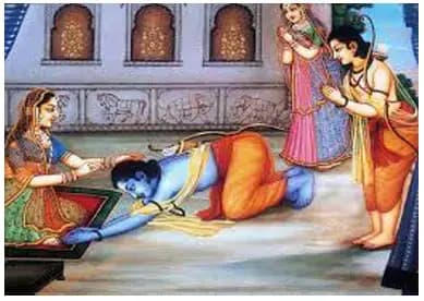 रामचरितमानस–: "पगपरि कीन्ह प्रबोधु बहोरी। काल करम विधि सिर धरि खोरी।" – मति अनुरुप– जयन्त प्रसाद