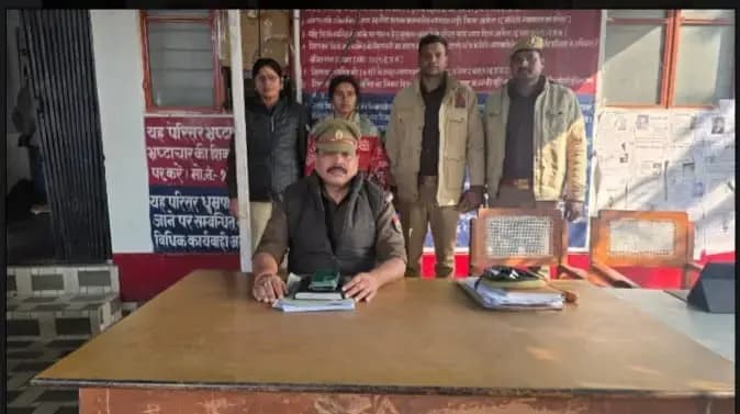 घरेलू विवाद में चारपाई की पाटी से वार कर जेठ की हत्या, आरोपी महिला गिरफ्तार।