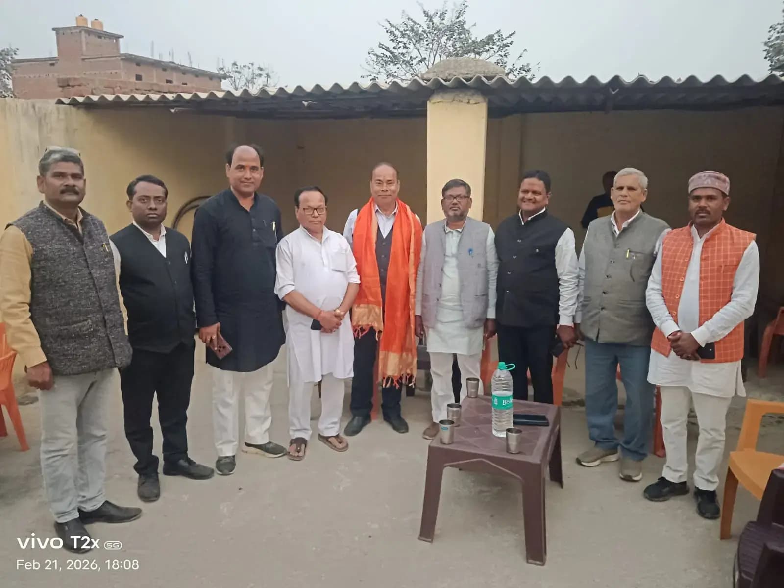 नव निर्वाचित दुद्धी बार संघ अध्यक्ष कुलभूषण पांडे को भाजपा जिला अध्यक्ष नंदलाल गुप्ता ने अंगवस्त्रम कर किया सम्मान