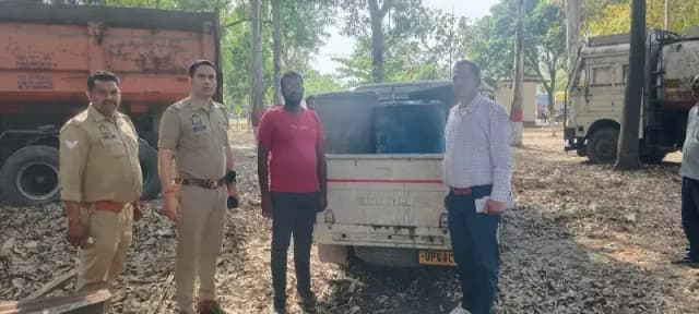 शक्तिनगर पुलिस की बड़ी कार्रवाई: 800 लीटर डीजल व 30 लीटर पेट्रोल अवैध परिवहन करते हुए जब्त