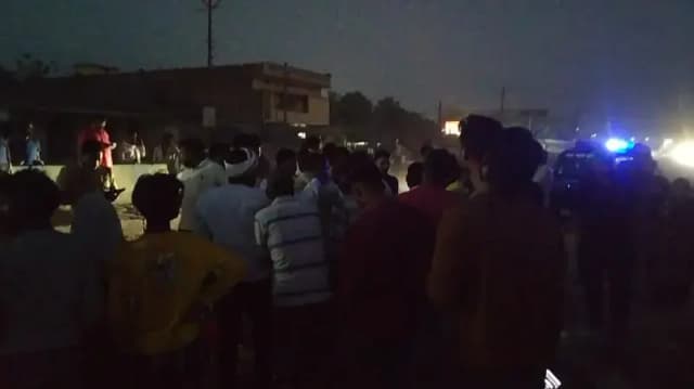 अज्ञात वाहन के जोरदार टक्कर से महिला की मौत, पति घायल