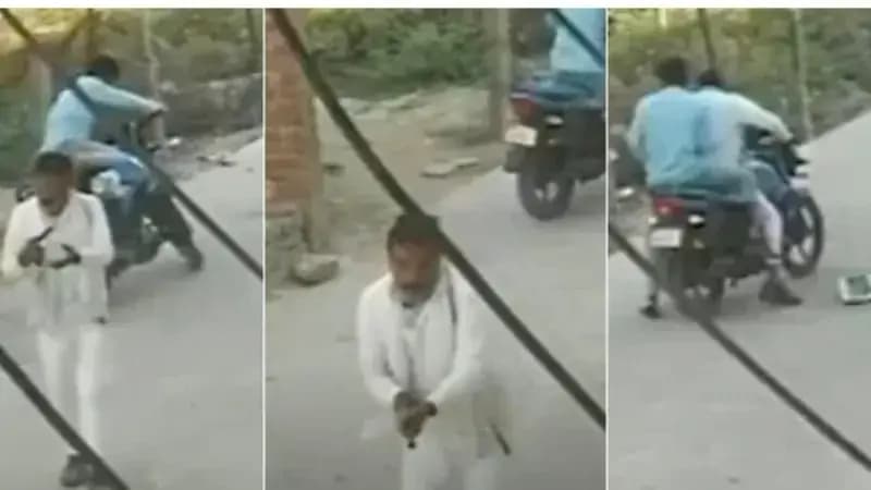 सुबह टहलने निकले अधिवक्ता की गोली मारकर हत्या, वारदात की पूरी घटना सी सी टीवी में कैद