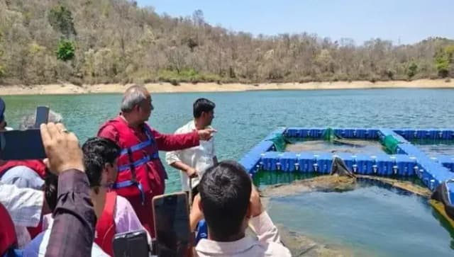रिहंद बांध में केज कल्चर परियोजना पर मंत्री का छापा — गड़बड़ियों पर फूटा गुस्सा, सख्त कार्रवाई के निर्देश