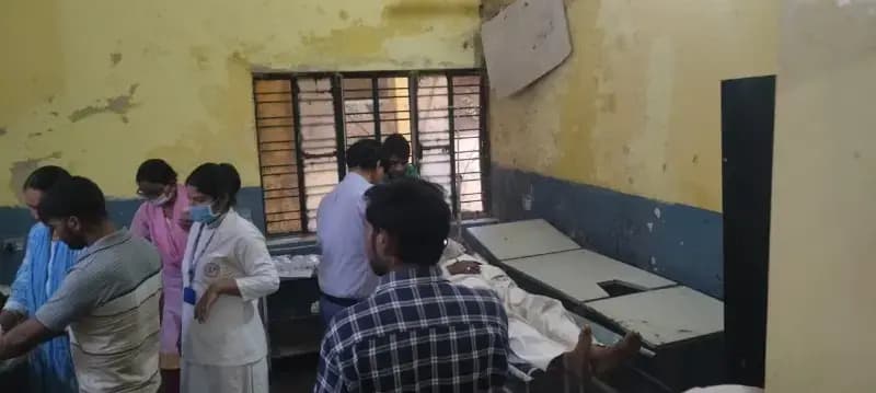 तेज रफ्तार बाइक ने 13 वर्षीय बालक को कुचला, बायां पैर फैक्चर,रेफर