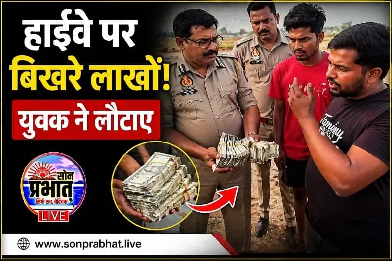UP News : शामली में ईमानदारी की मिसाल : हाईवे पर बिखरे लाखों रुपये लौटाए, युवक बना चर्चा का विषय। 