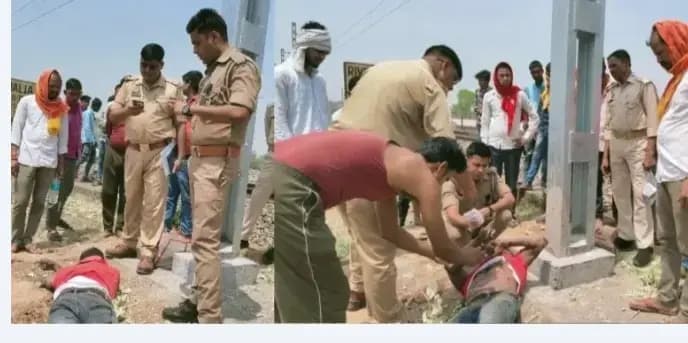 विंण्ढमगंज - मलिया नदी पर रेलवे पुल के पास ट्रेन से गिरे युवक की मौत, इलाके में सनसनी