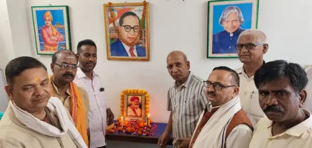 अखिल भारतीय हमारा समाज पार्टी ने धूमधाम से मनाई दानवीर भामाशाह की 478वीं जयंती, कार्यकर्ताओं ने लिया त्याग का संकल्प।