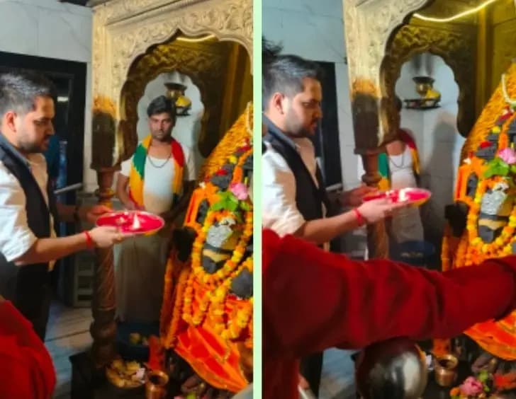 नवागत जिलाधिकारी ने शिवद्वार मंदिर में किया दर्शन-पूजन, लिया आशीर्वाद