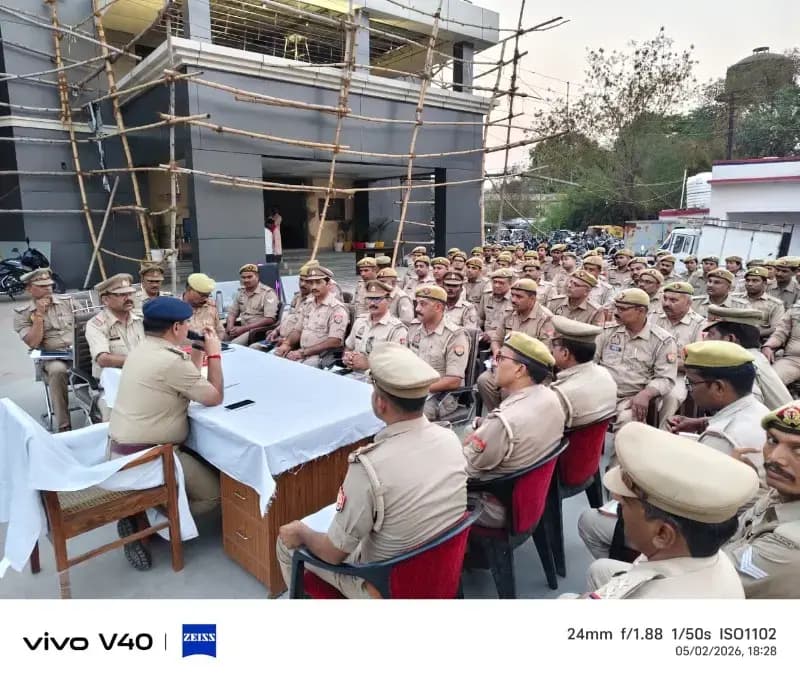 रॉबर्ट्सगंज में अपराध गोष्ठी के निर्देशों पर बैठक