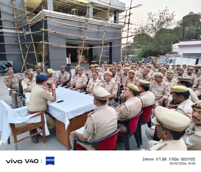 रॉबर्ट्सगंज में अपराध गोष्ठी के निर्देशों पर बैठक