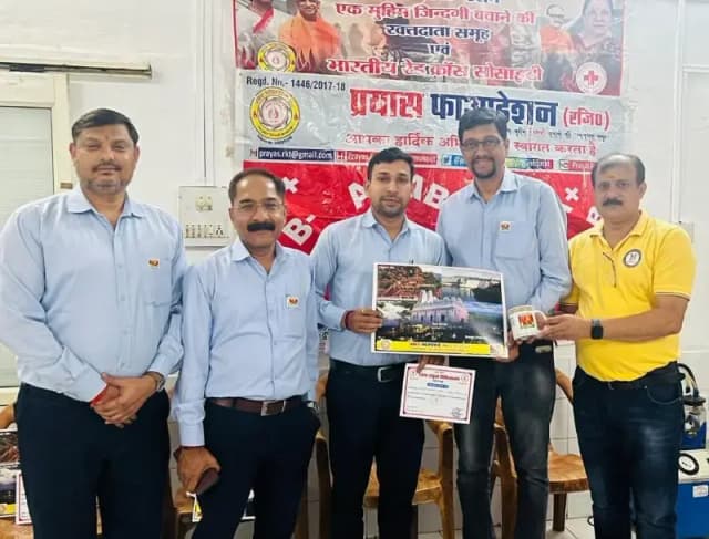 ग्रासिम इंडस्ट्रीज में रक्तदान शिविर का सफल आयोजन, 25 लोगो ने किया रक्तदान