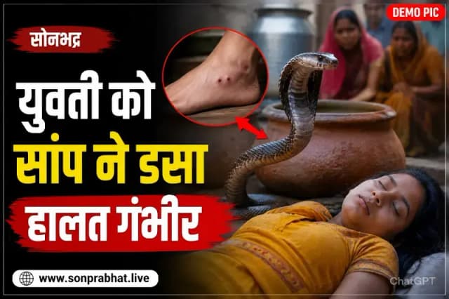 घड़े से पानी लेने गई युवती को विषैले सांप ने डसा, हालत गंभीर, अस्पताल में इलाज जारी