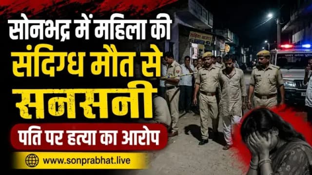 Murder:शराबी पति ने गमछे से पत्नी का गला दबा कर उतारा मौत के घाट, हत्या का आरोप