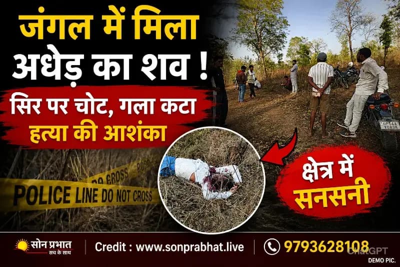 गोविंदपुर जंगल में अधेड़ का संदिग्ध शव मिलने से सनसनी, हत्या की आशंका गहराई