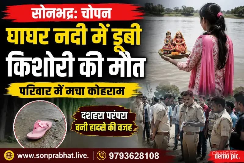दशहरा परंपरा निभाने गई किशोरी की नदी में डूबकर मौत, गांव में पसरा मातम