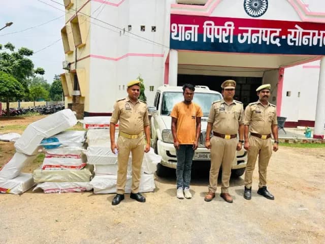 बिहार तस्करी के लिए ले जाई जा रही 539.5 लीटर अवैध बीयर बरामद, एक तस्कर गिरफ्तार