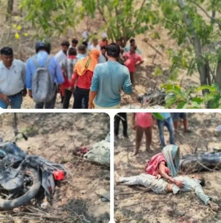 पेट्रोल भरवाने जा रहे बाइक सवार की दर्दनाक मौत, एक गंभीर घायल