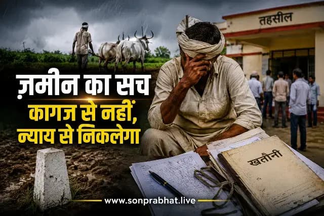 संपादकीय : बारिश आते ही क्यों बढ़ जाते हैं ज़मीन विवाद? आखिर कब रुकेगा खेत से कोर्ट तक का यह संघर्ष. Sonbhadra Special