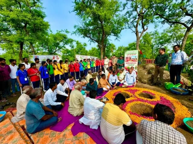 वन महोत्सव के तहत बघाड़ू रेंज में हुआ व्यापक वृक्षारोपण, पर्यावरण संरक्षण का दिया संदेश