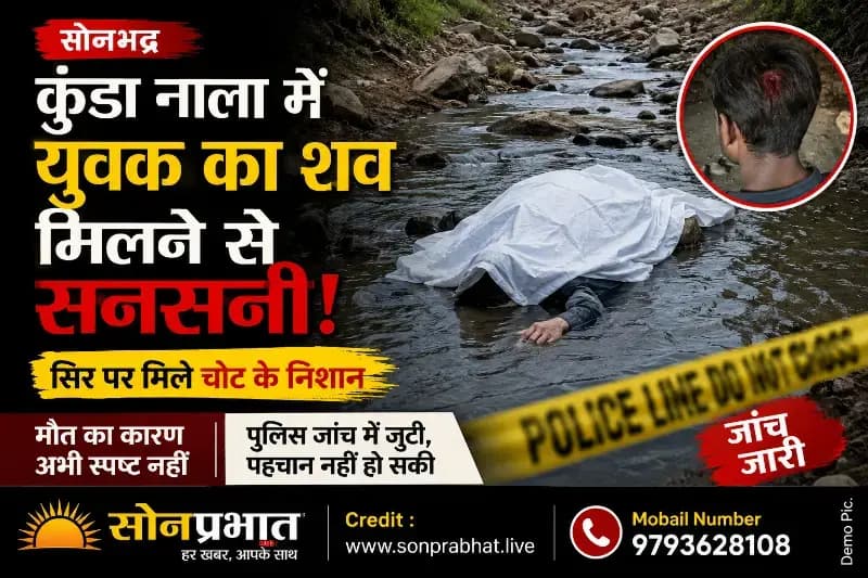 कुंडा नाला में 20 वर्षीय युवक का शव मिलने से सनसनी, सिर पर मिले चोट के निशान