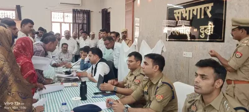 जिला अधिकारी चर्चित गौड़ ने तहसील समाधान दिवस में 89 शिकायतें सुनी, 8 का निस्तारण
