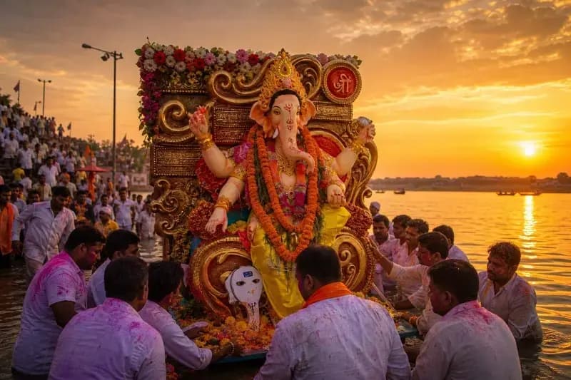श्रद्धा और उल्लास के बीच कोल्हुआ तिराहे पर गूंजा ‘गणपति बप्पा मोरया