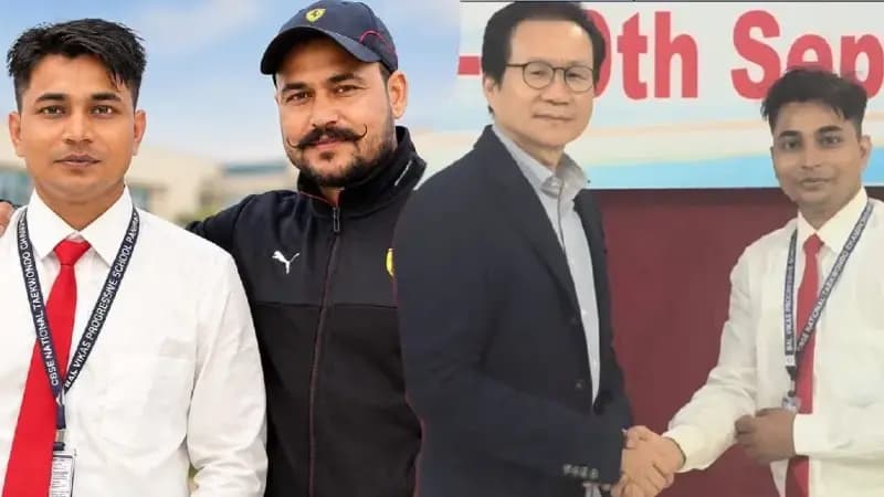 सीबीएसई नेशनल में नेशनल रेफरी बने सोनभद्र के रवि सिंह,पंजाब पुलिस के हेड कोच शिव कुमार ने मंच पर किया सम्मानित