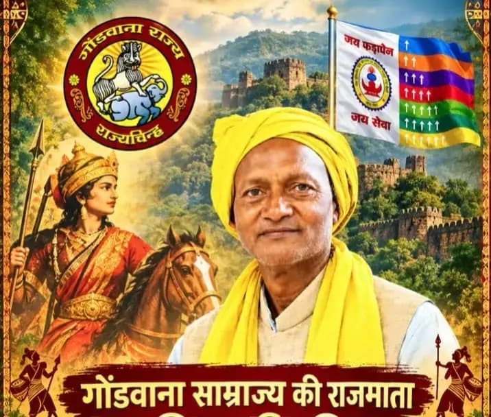 गोंडवाना साम्राज्य की राजमाता महारानी दुर्गावती मंडावी के 502वें जन्मोत्सव का आयोजन दुद्धी में