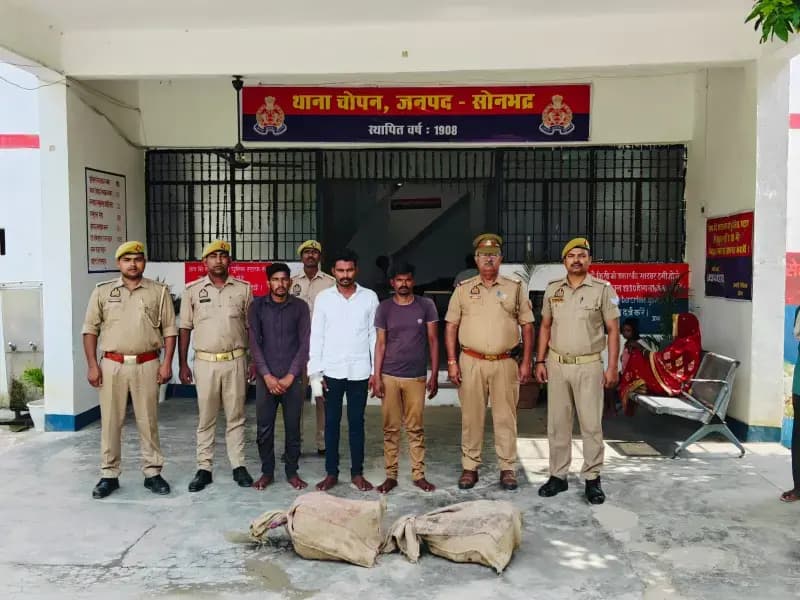 चोरी के जनरेटर के 13 पार्ट्स समेत तीन अभियुक्त गिरफ्तार