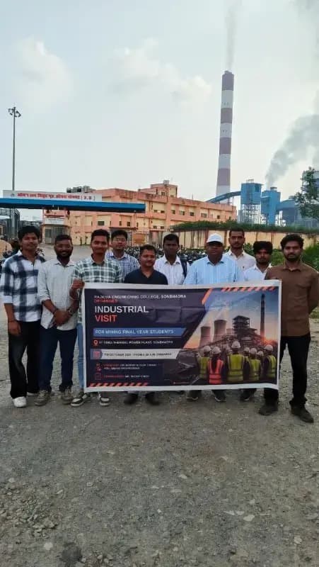 राजकीय इंजीनियरिंग कॉलेज के छात्रों ने किया ओबरा तापीय परियोजना का औद्योगिक भ्रमण