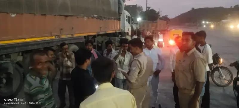 तेज रफ्तार बाइक की टक्कर से चार घायल, मौके पर पहुंची डाला पुलिस