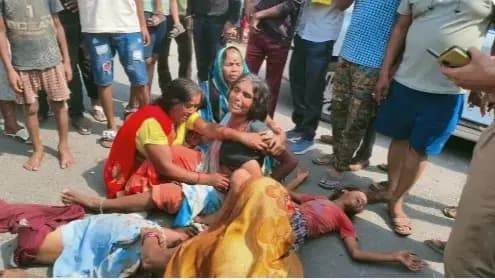 भीषण सड़क हादसा: ट्रक की टक्कर से युवक की मौत, चालक फरार