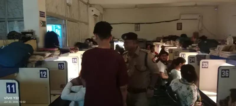 जिलाधिकारी के निर्देश पर कोचिंग संस्थानों और लाइब्रेरियों का औचक फायर सुरक्षा निरीक्षण