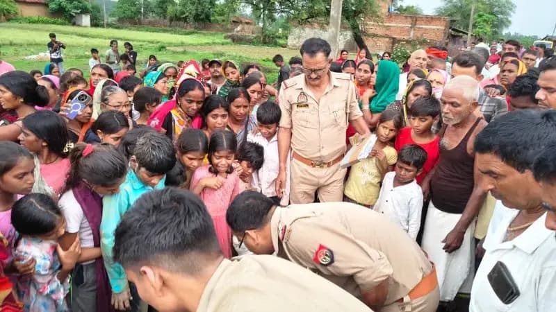 आकाशीय बिजली गिरने से महिला की मौत, चार मासूम बच्चों के सिर से उठा मां का साया