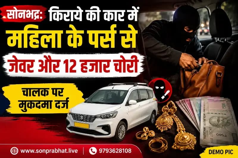 किराये की कार में महिला के पर्स से जेवर और नकदी चोरी, चालक पर मुकदमा दर्ज