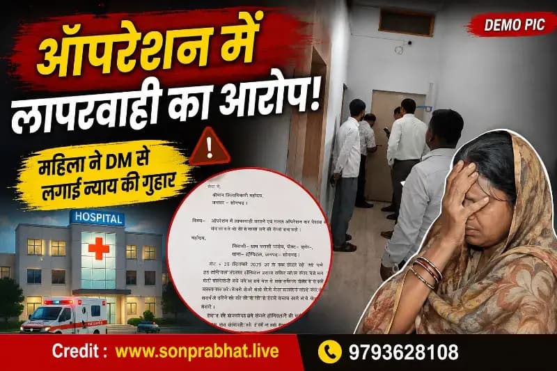 आपरेशन में लापरवाही :प्रसूति ऑपरेशन के दौरान पेशाब की थैली कटने का दावा, लंबे इलाज के बाद भी नहीं मिला न्याय, जिलाधिकारी से लगाई गुहार