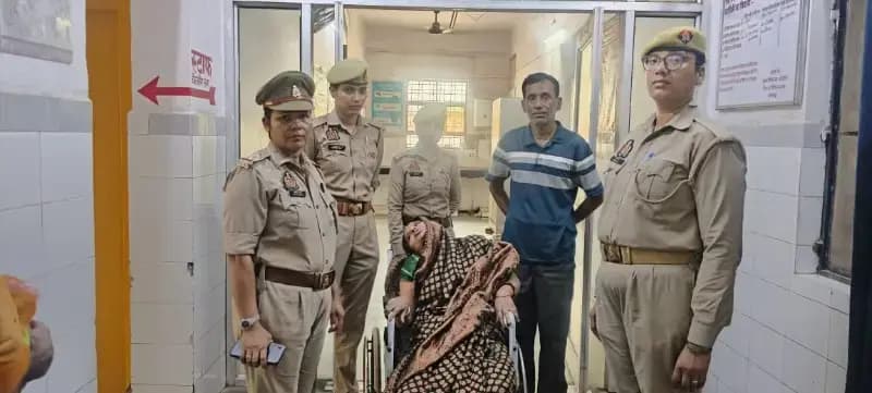 सराहनीय कार्य:महिला थाना प्रभारी ने निभाया मानवता का फर्ज, बीमार महिला की सहायता