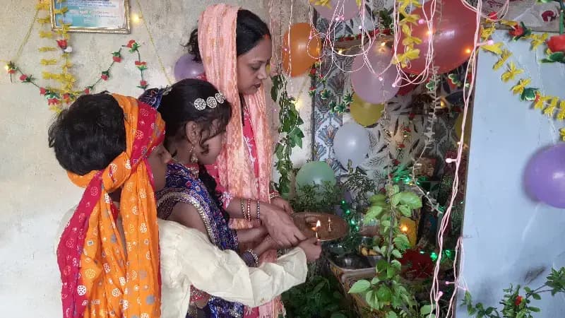घोरावल में धूमधाम से मनाई गई श्रीकृष्ण जन्माष्टमी