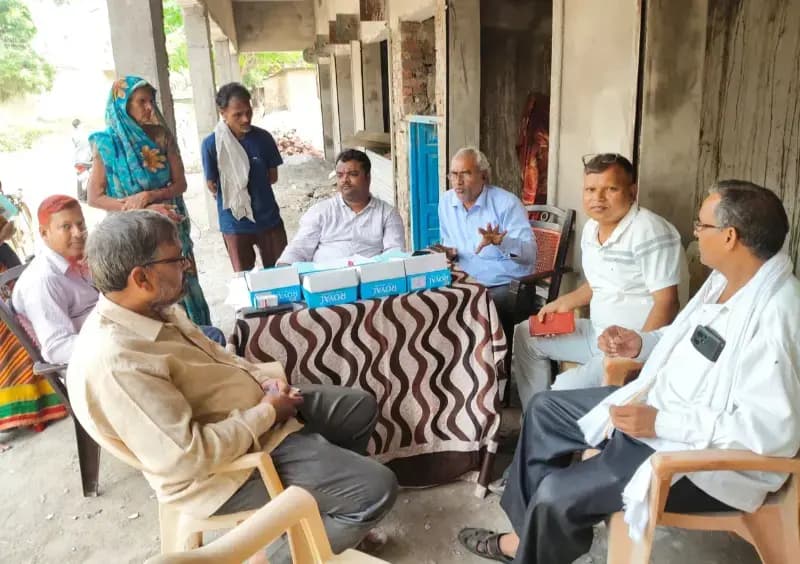डाला में निःशुल्क नेत्र परिक्षण शिविर का आयोजन, सैकड़ो मरीजों की हुई जांच।
