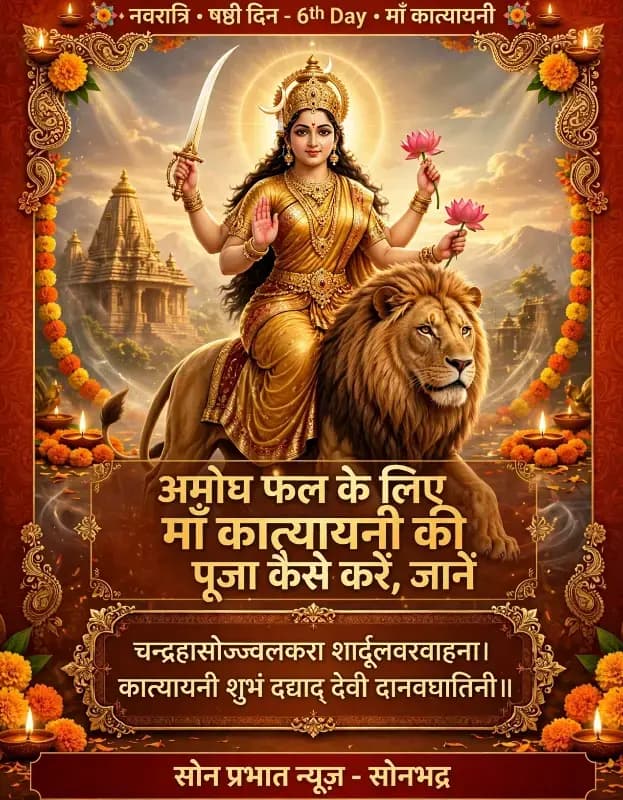 अमोघ फल के लिए माँ कात्यायनी की पूजा कैसे करे जाने.