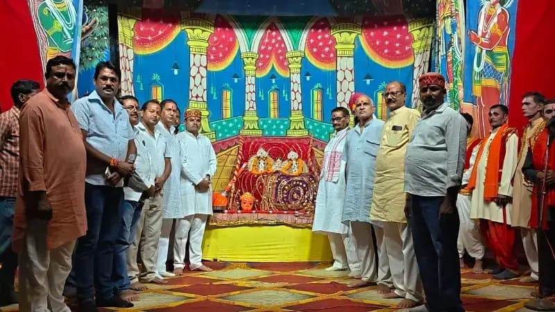 Churk:चुर्क में मुकुट पूजा के साथ रामलीला का आगाज