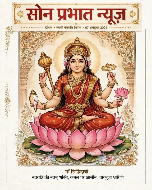 महानवमी पर होगी माँ सिद्धिदात्री की आराधना, पूजा-अर्चना से मिलती हैं सभी सिद्धियां.