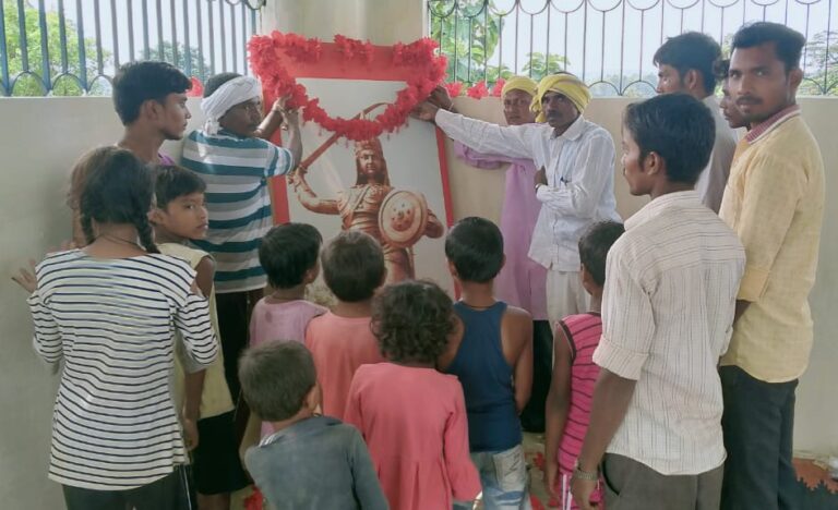 मनाई गई महारानी दुर्गावती जयंती।