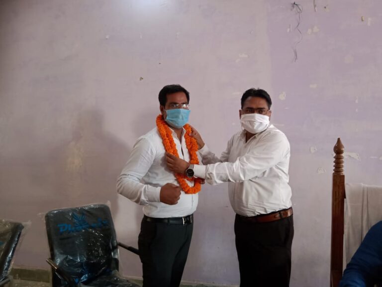 भावुक और आत्मिक मन से नायब तहसीलदार का हुआ विदाई समारोह।