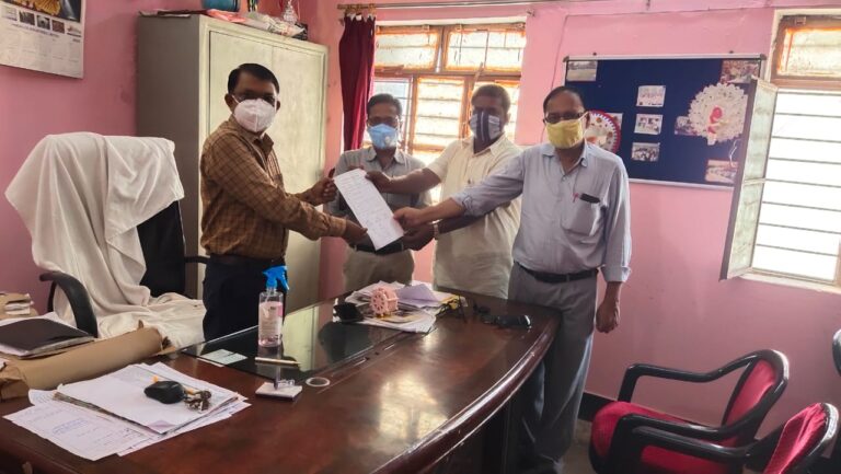 पूर्व माध्यमिक शिक्षक संघ ने पदोन्नति के लिए रखी माँग,ज्ञापन सौपा।