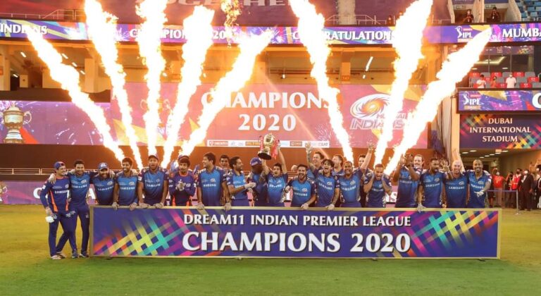 IPL2020 FINAL -: पांचवीं बार मुम्बई इंडियंस (Mumbai Indians) बनी चैंपियन, दिल्ली कैपिटल (Delhi Capital)  को 5 विकेट से हराया।