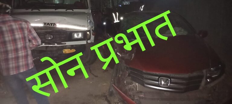 डीसीएम व कार की टक्कर में एक महिला दो पुरुष घायल।