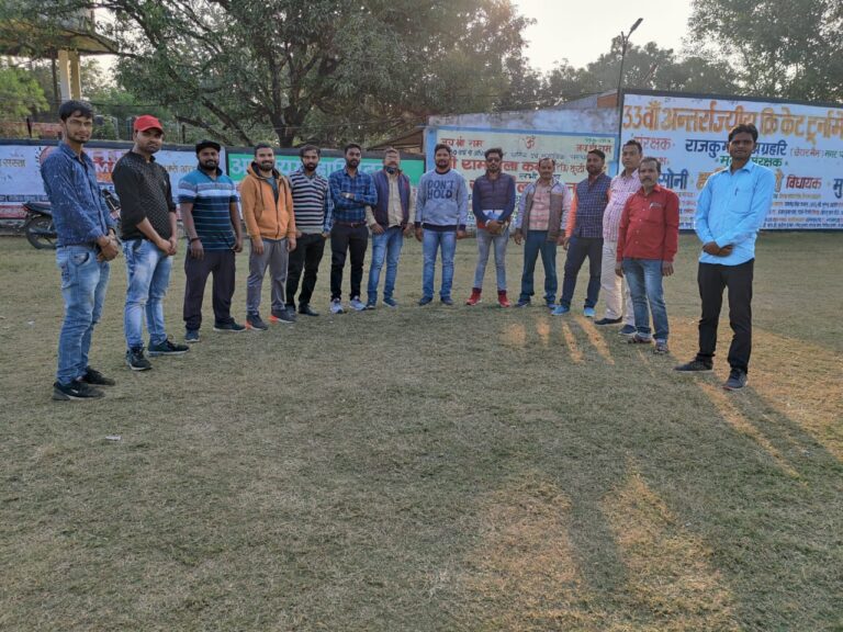 टाऊन क्रिकेट क्लब का लगातार तीसरी बार बने अध्यक्ष सुमित कुमार सोनी।