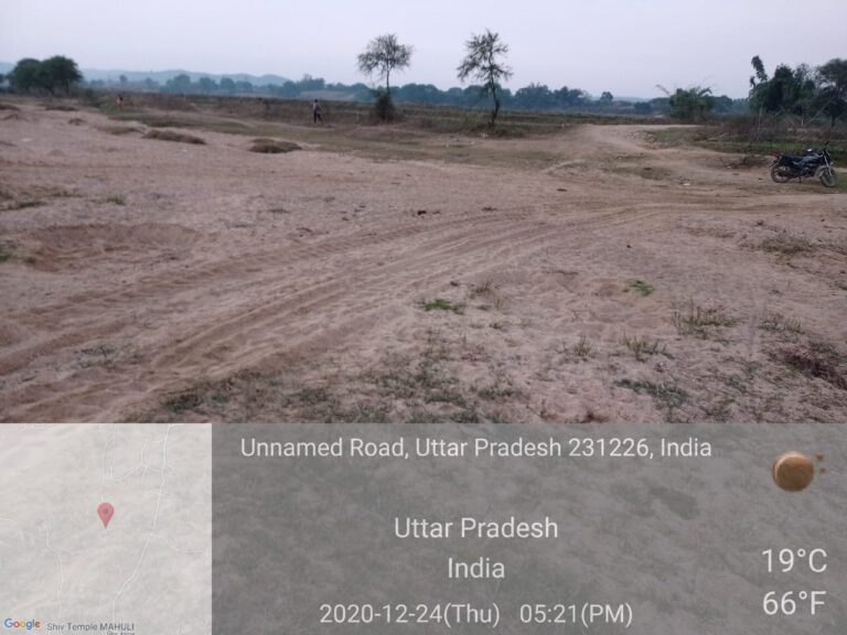 फुलवार मालिया नदी से हो रहा बालू का अवैध खनन।