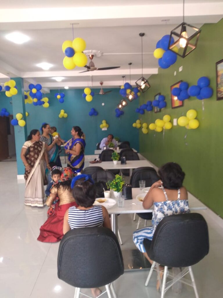 वातानुकूलित रेस्तरॉ फूड पंगा(शुद्ध शाकाहारी) का हुआ उद्घाटन।